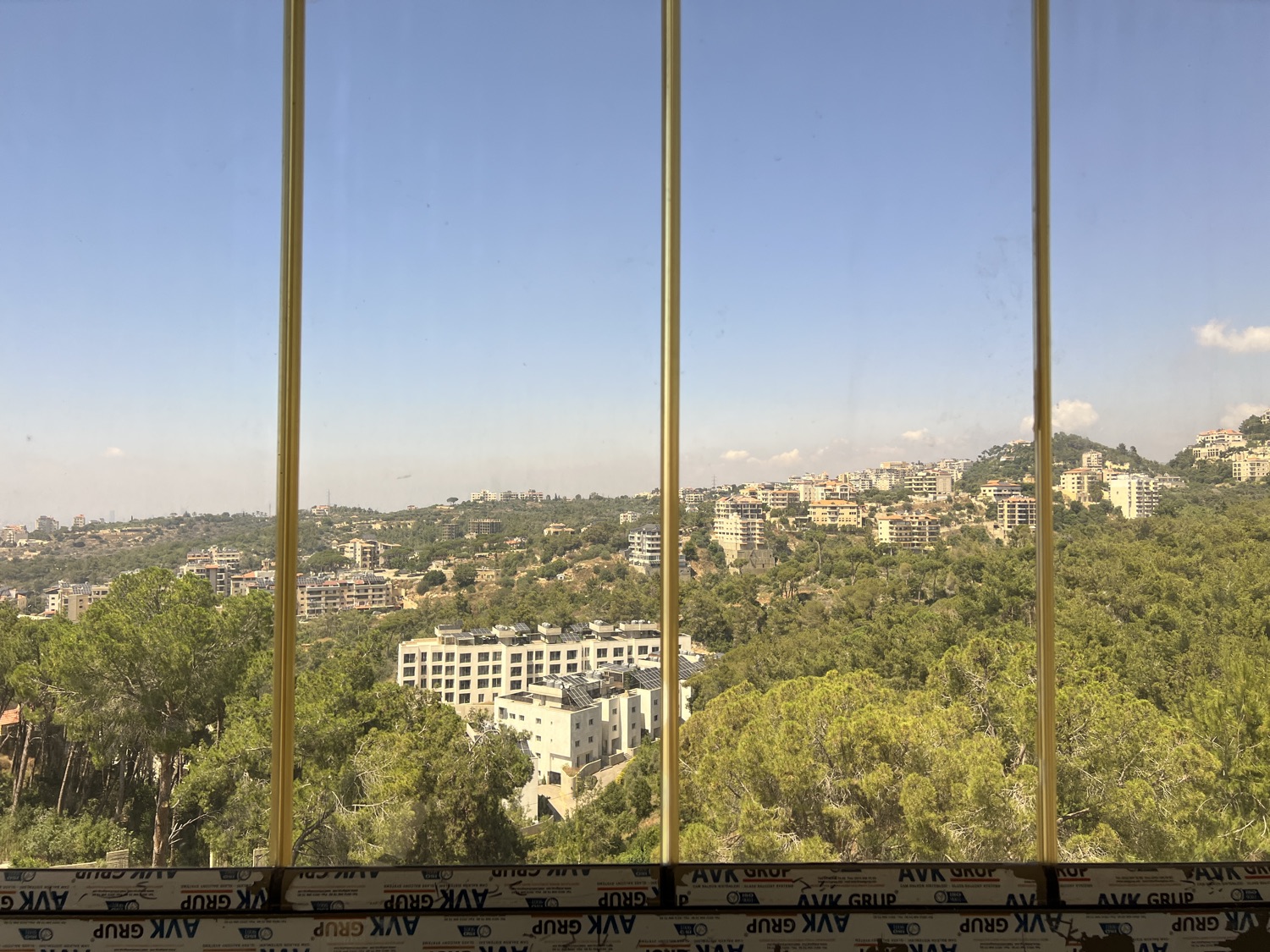 View from the apartment living room