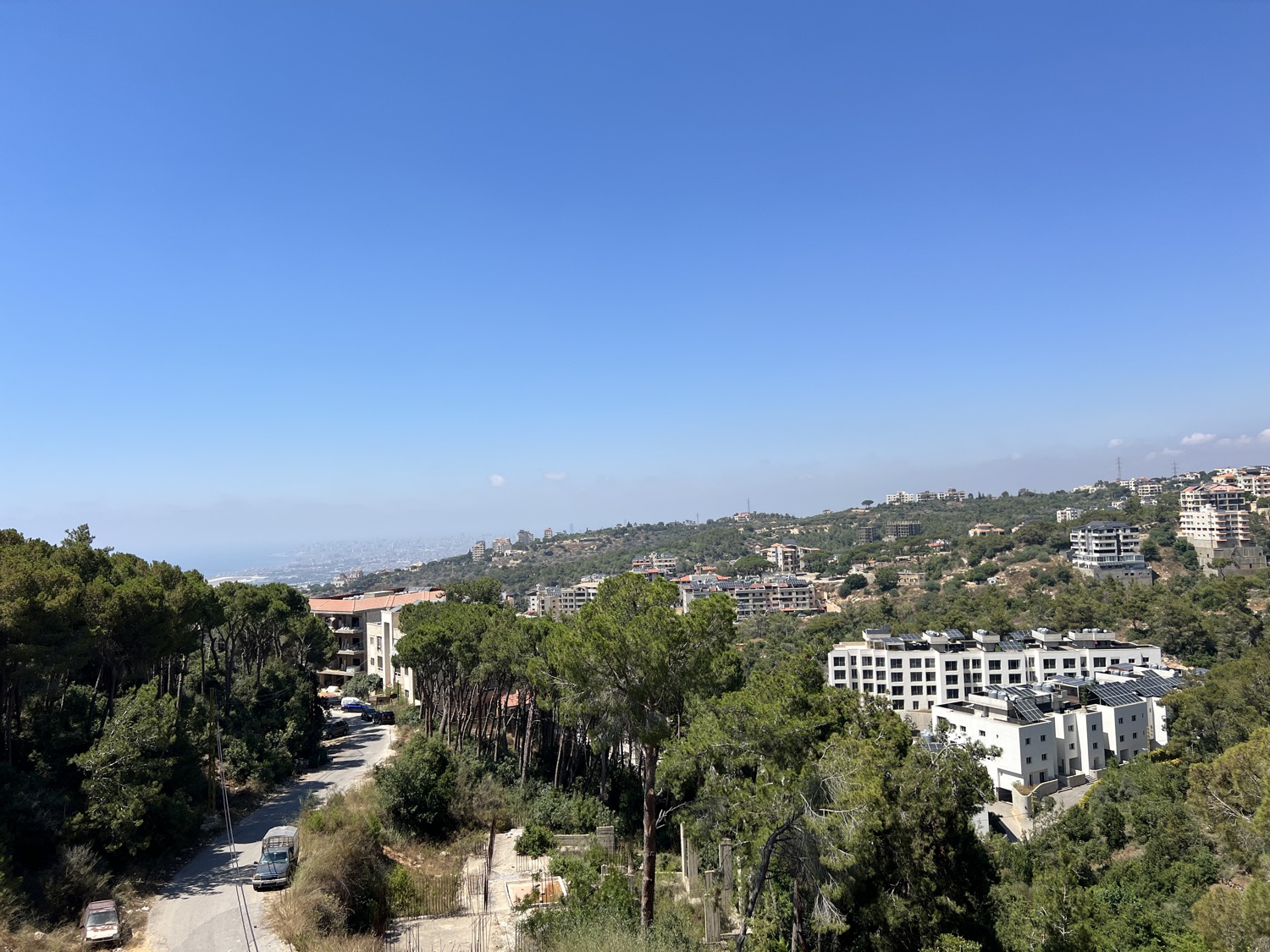 View from the apartment living room