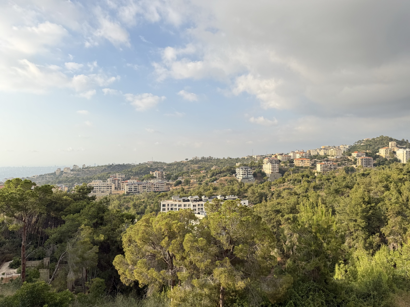 Open views in three directions